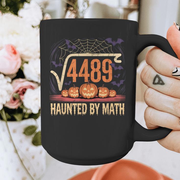 Haunted By Math 67 Meme Math Teacher Square Root 4489 Graphic Print Coffee Mug, funny design
