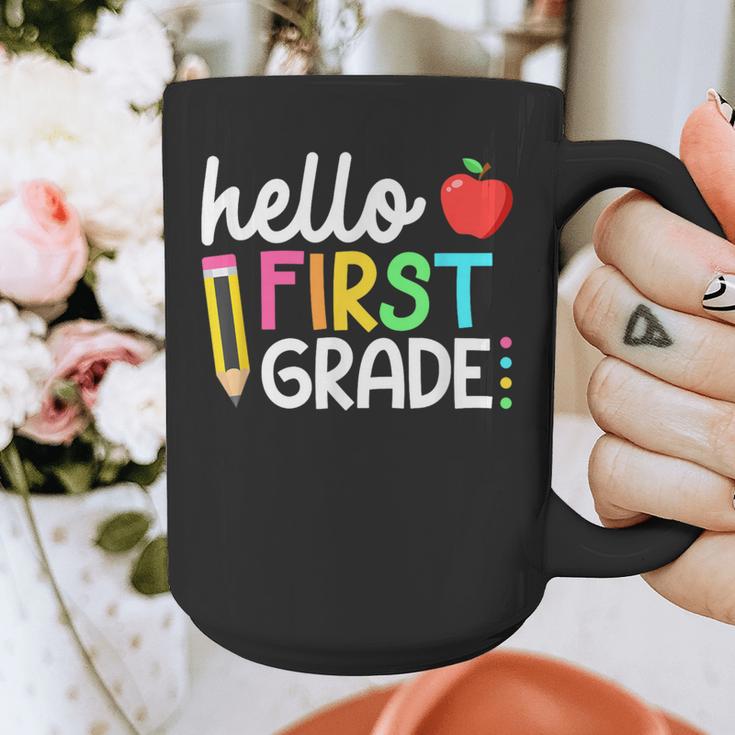 Hello First Grade Team 1st Grade Back To School Teacher Kids Graphic Print Coffee Mug, First Grade Teacher Gifts, funny design Hello First Grade Team 1st Grade Back To School Teacher Kids Graphic Print Coffee Mug, First Grade Teacher Gifts, funny design