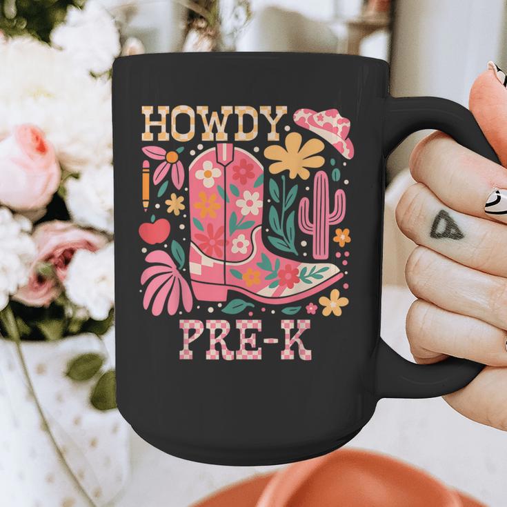 Howdy Pre-K Cowgirls Teacher Back To School Graphic Print Coffee Mug, funny design Howdy Pre-K Cowgirls Teacher Back To School Graphic Print Coffee Mug, funny design