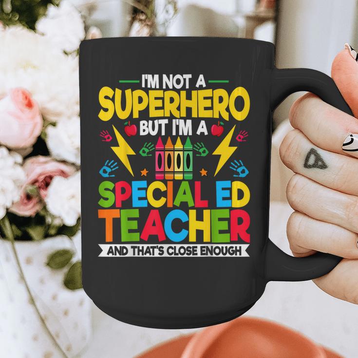 I'm Not a Superhero But I'm a SPED Special Education Teacher Graphic Print Coffee Mug, funny design I'm Not a Superhero But I'm a SPED Special Education Teacher Graphic Print Coffee Mug, funny design