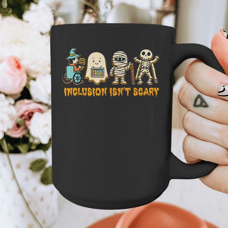 Inclusion Isn't Scary Halloween Sped Teacher Women Men Graphic Print Coffee Mug, funny design Inclusion Isn't Scary Halloween Sped Teacher Women Men Graphic Print Coffee Mug, funny design