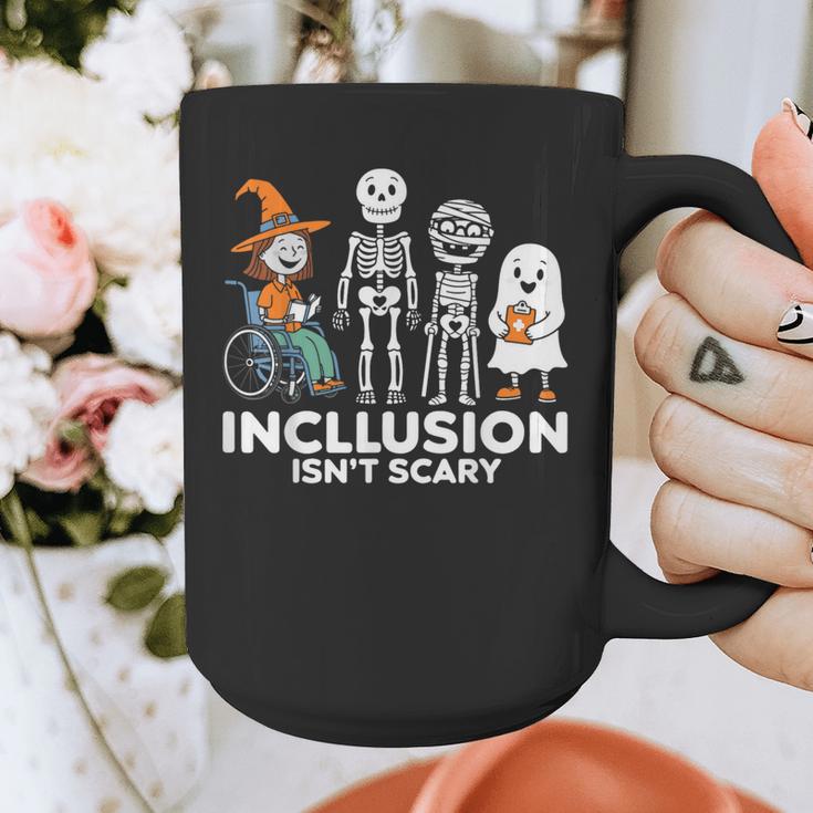 Inclusion Isn't Scary SLP Halloween Costume Sped Teacher Graphic Print Coffee Mug, funny design Inclusion Isn't Scary SLP Halloween Costume Sped Teacher Graphic Print Coffee Mug, funny design