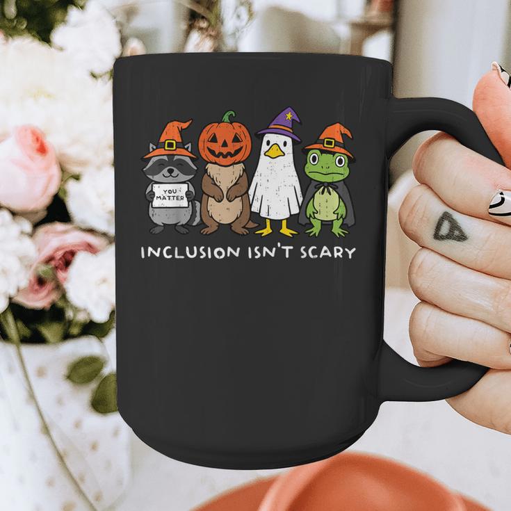 Inclusion Isn't Scary SLP Halloween Sped Teacher Animal Graphic Print Coffee Mug, funny design Inclusion Isn't Scary SLP Halloween Sped Teacher Animal Graphic Print Coffee Mug, funny design