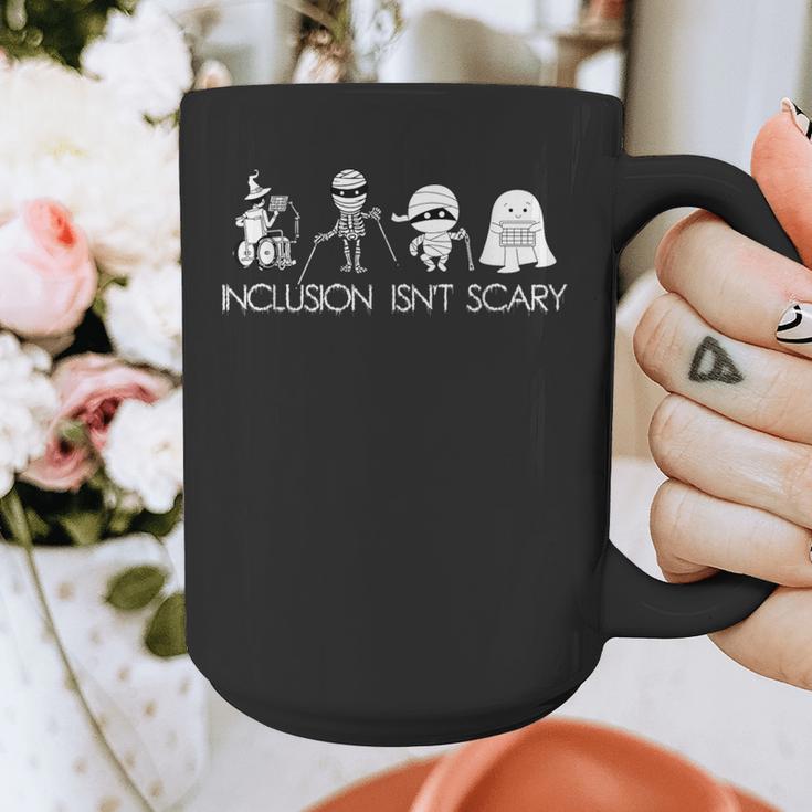 Inclusion Isn't Scary Slp Halloween Sped Teacher Ghost Mummy Graphic Print Coffee Mug, funny design Inclusion Isn't Scary Slp Halloween Sped Teacher Ghost Mummy Graphic Print Coffee Mug, funny design