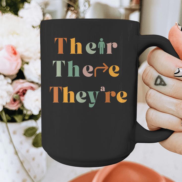 Their There They'Re English Teacher Gramma Police Joke Graphic Print Coffee Mug, English Teacher Gifts, funny design Their There They'Re English Teacher Gramma Police Joke Graphic Print Coffee Mug, English Teacher Gifts, funny design