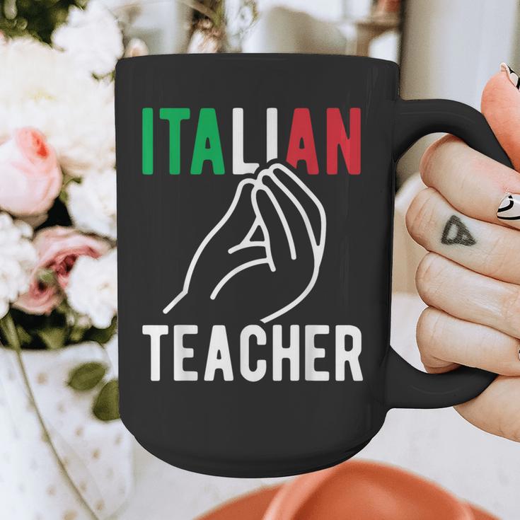 Italian Teacher Italy Italia Back To School First Day Graphic Print Coffee Mug, funny design Italian Teacher Italy Italia Back To School First Day Graphic Print Coffee Mug, funny design