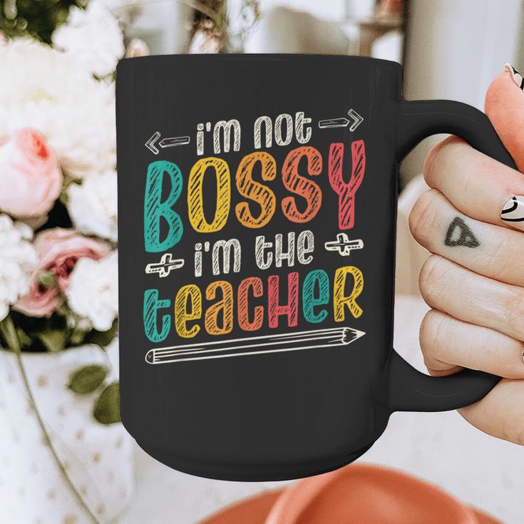 I´m Not Bossy I´m The Teacher Graduation Men Women Graphic Print Coffee Mug, funny design I´m Not Bossy I´m The Teacher Graduation Men Women Graphic Print Coffee Mug, funny design