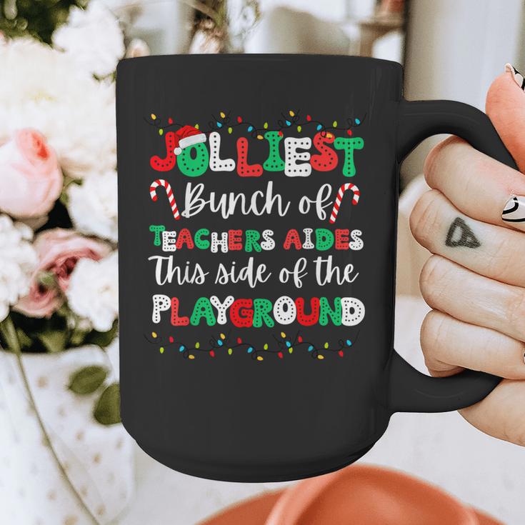 Jolliest Bunch Of Teachers Aides This Side Of The Playground Graphic Print Coffee Mug, funny design