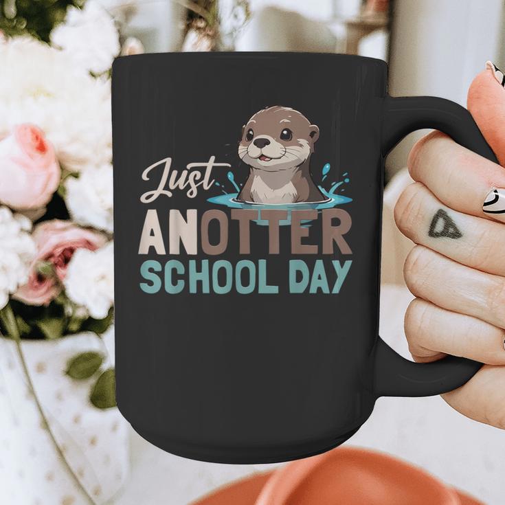 Just Anotter School Day Cute Otter Lover Teacher Student Graphic Print Coffee Mug, funny design