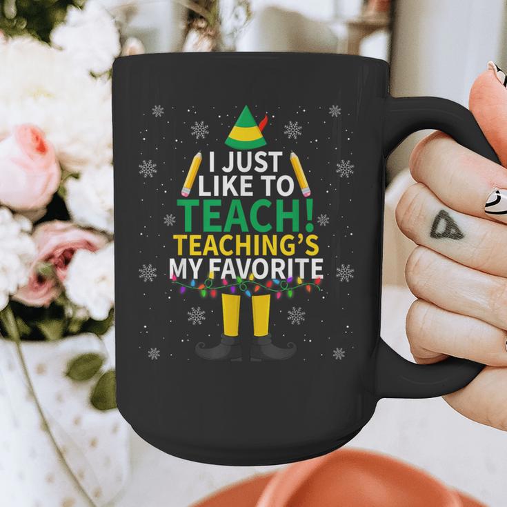 I Just Like To Teach Teaching My Favorite Christmas Teacher Graphic Print Coffee Mug, funny design I Just Like To Teach Teaching My Favorite Christmas Teacher Graphic Print Coffee Mug, funny design