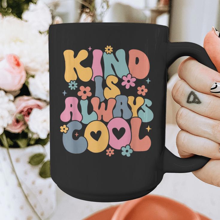 Kind Is Always Cool Groovy Teacher Be Kind Kindness Matters Graphic Print Coffee Mug, Groovy Teacher Gifts, funny design Kind Is Always Cool Groovy Teacher Be Kind Kindness Matters Graphic Print Coffee Mug, Groovy Teacher Gifts, funny design