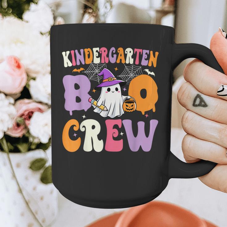 Kindergarten Boo Crew Spooky Kindergarten Halloween Teacher Graphic Print Coffee Mug, funny design Kindergarten Boo Crew Spooky Kindergarten Halloween Teacher Graphic Print Coffee Mug, funny design