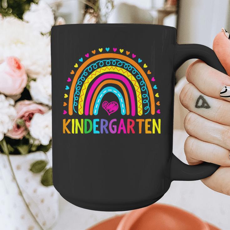 Kindergarten Rainbow Girls Boys Teacher First Day Of School Graphic Print Coffee Mug, funny design Kindergarten Rainbow Girls Boys Teacher First Day Of School Graphic Print Coffee Mug, funny design