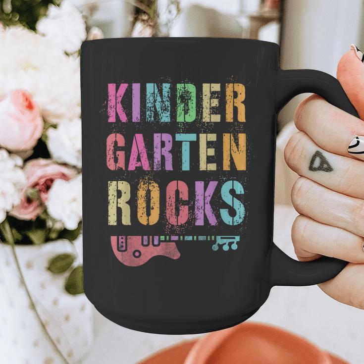 KINDERGARTEN ROCKS Teacher Crew Rock Star Kinder Team Graphic Print Coffee Mug, funny design KINDERGARTEN ROCKS Teacher Crew Rock Star Kinder Team Graphic Print Coffee Mug, funny design