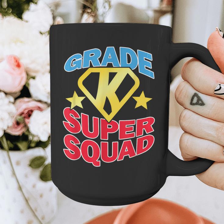 Kindergarten Super Squad Superhero Teacher Team Men Women Girls Kids Graphic Print Coffee Mug, Super Teacher Gifts, funny design Kindergarten Super Squad Superhero Teacher Team Men Women Girls Kids Graphic Print Coffee Mug, Super Teacher Gifts, funny design