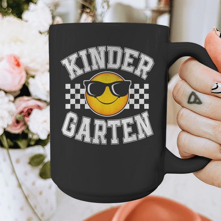 Kindergarten Teacher First Day Of Kinder Back To School Graphic Print Coffee Mug, funny design Kindergarten Teacher First Day Of Kinder Back To School Graphic Print Coffee Mug, funny design