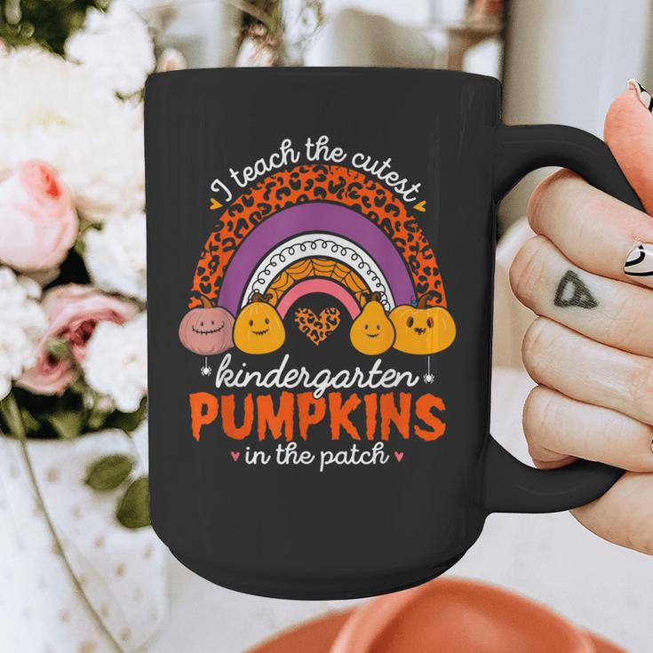 Kindergarten Teacher Pumpkin Patch Cute Graphic Print Coffee Mug, funny design