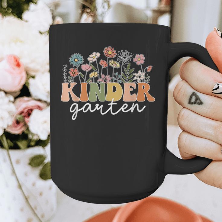 Kindergarten Teacher Wildflower Back To School Floral Outfit Men Women Graphic Print Coffee Mug, funny design Kindergarten Teacher Wildflower Back To School Floral Outfit Men Women Graphic Print Coffee Mug, funny design