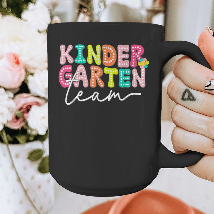 Kindergarten Team Teacher Back To School Kindergarten Squad Graphic Print Coffee Mug, funny design Kindergarten Team Teacher Back To School Kindergarten Squad Graphic Print Coffee Mug, funny design