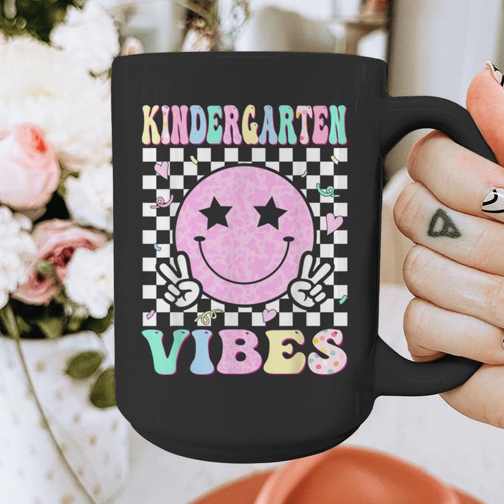 Kindergarten Vibes First Day Of School Kindergarten Teacher Graphic Print Coffee Mug, funny design Kindergarten Vibes First Day Of School Kindergarten Teacher Graphic Print Coffee Mug, funny design