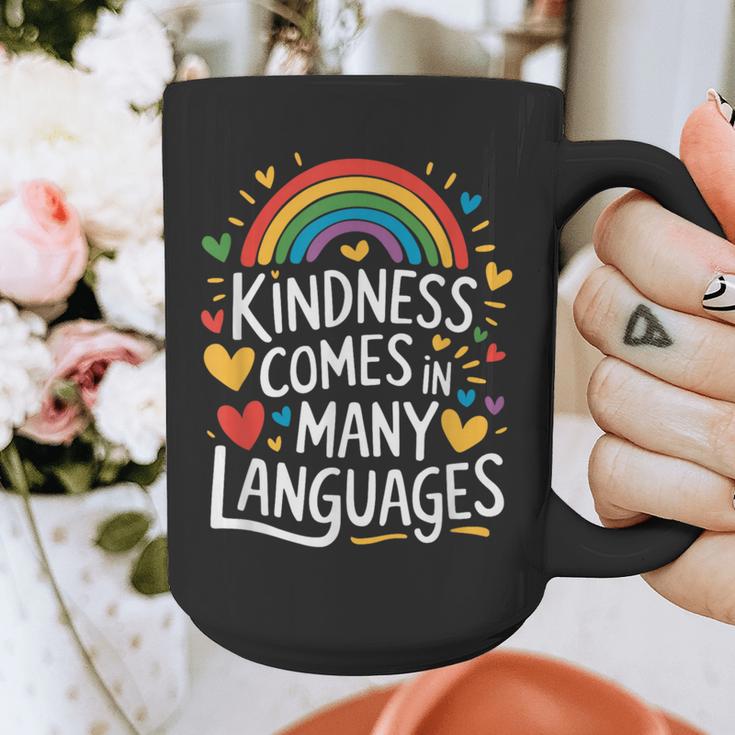 Kindness Comes In Many Languages ESL English Teacher Graphic Print Coffee Mug, Esl Teacher Gifts, English Teacher Gifts, funny design Kindness Comes In Many Languages ESL English Teacher Graphic Print Coffee Mug, Esl Teacher Gifts, English Teacher Gifts, funny design