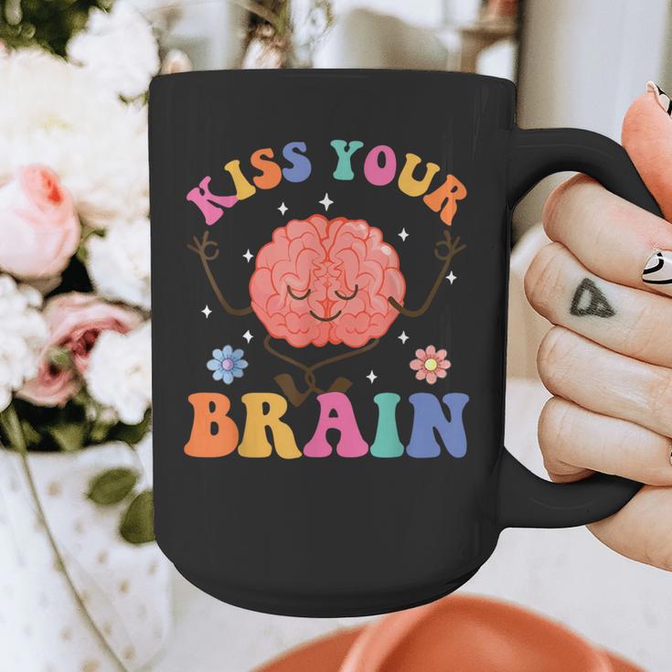 Kiss Your Brain Sped Teacher Appreciation Back To School Kid Graphic Print Coffee Mug, funny design