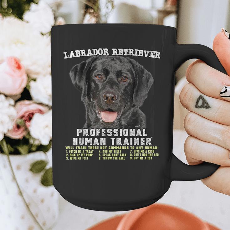 Labrador Retriever Lab Professional Human Trainer Graphic Print Coffee Mug, funny design