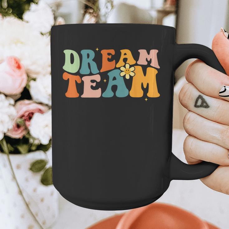 Last Day Of School Back To School Dream-Team Teacher Kids Graphic Print Coffee Mug, funny design