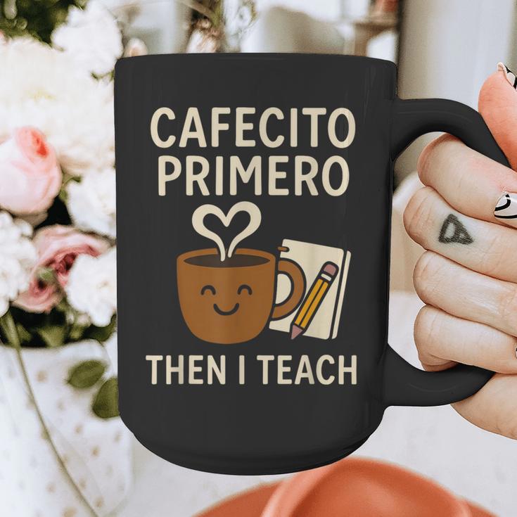 Latina Teacher Bilingual Educator Spanish Heritage Empower Graphic Print Coffee Mug, funny design