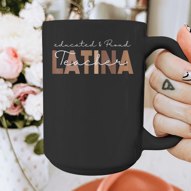 Latina Teacher Maestra Educated & Latino Teachers Women Graphic Print Coffee Mug, funny design Latina Teacher Maestra Educated & Latino Teachers Women Graphic Print Coffee Mug, funny design