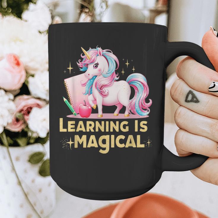 LEARNING IS MAGICAL TEACHER UNICORN BACK TO SCHOOL UNICORN Graphic Print Coffee Mug, funny design LEARNING IS MAGICAL TEACHER UNICORN BACK TO SCHOOL UNICORN Graphic Print Coffee Mug, funny design