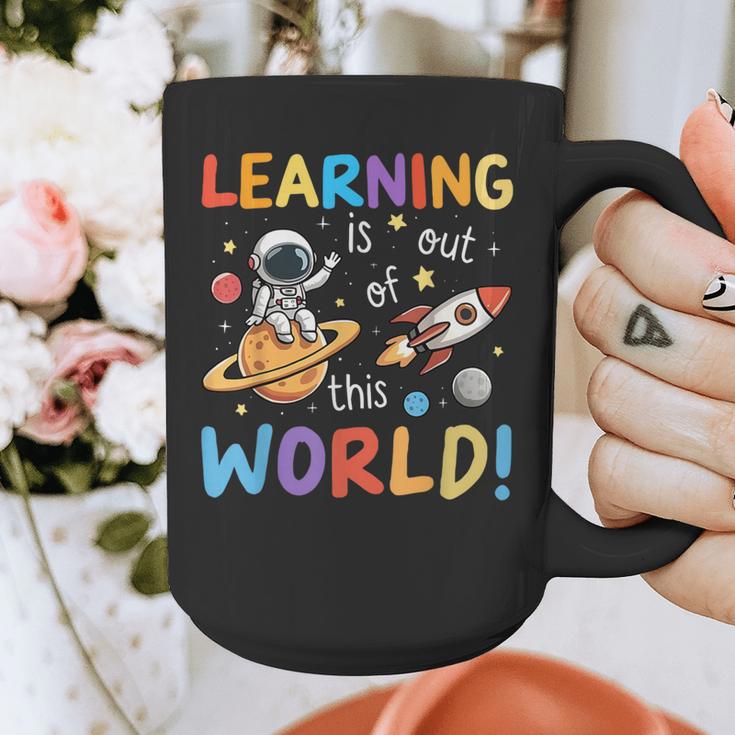 Learning Is Out Of This World Space Back To School Teacher Graphic Print Coffee Mug, funny design Learning Is Out Of This World Space Back To School Teacher Graphic Print Coffee Mug, funny design