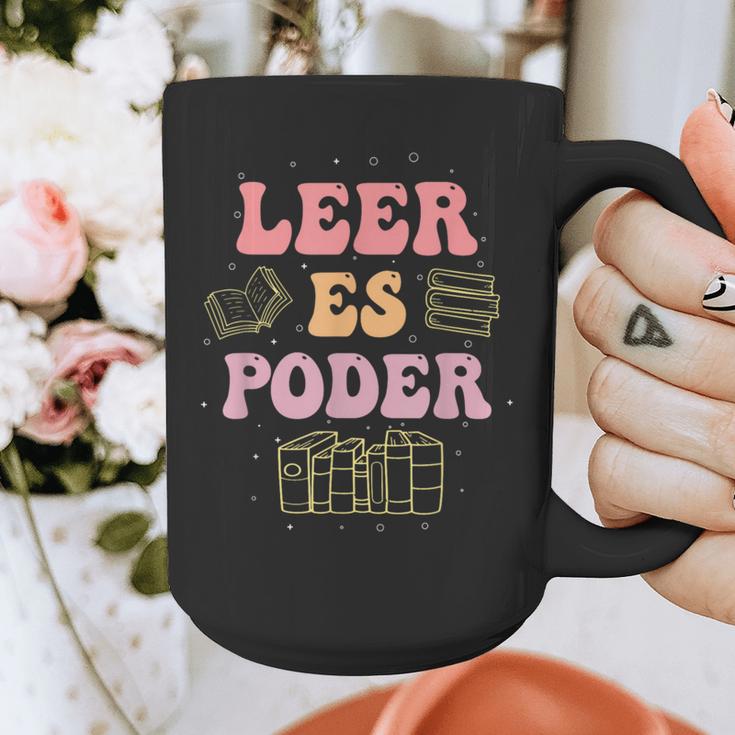 Leer Es Poder Groovy Spanish Teacher Bilingual Maestra Men Women Graphic Print Coffee Mug, Groovy Teacher Gifts, funny design Leer Es Poder Groovy Spanish Teacher Bilingual Maestra Men Women Graphic Print Coffee Mug, Groovy Teacher Gifts, funny design