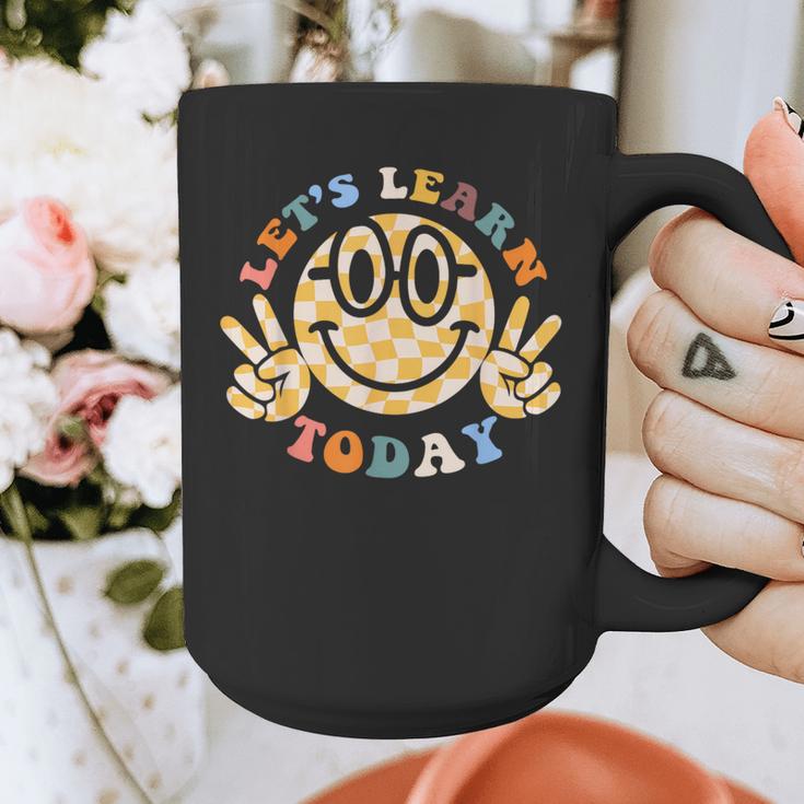 Let's Learn Today First Day Of School For Teacher Student Graphic Print Coffee Mug, funny design
