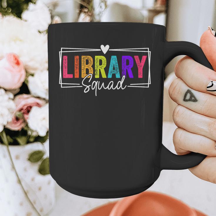Library Squad Team Librarian Teacher Book Lover Graphic Print Coffee Mug, funny design Library Squad Team Librarian Teacher Book Lover Graphic Print Coffee Mug, funny design