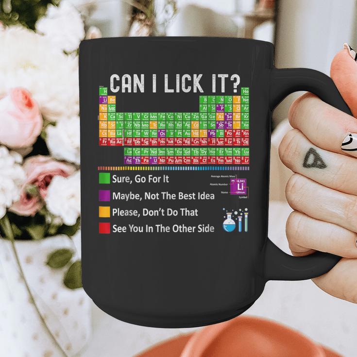 Can I Lick It Periodic Table Chart Science Teacher Cool Meme Graphic Print Coffee Mug, Science Teacher Gifts, funny design Can I Lick It Periodic Table Chart Science Teacher Cool Meme Graphic Print Coffee Mug, Science Teacher Gifts, funny design