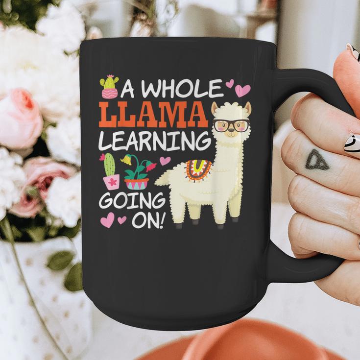 Llama Learning T Shirt Teachers Students Alpaca Lovers Graphic Print Coffee Mug, funny design Llama Learning T Shirt Teachers Students Alpaca Lovers Graphic Print Coffee Mug, funny design