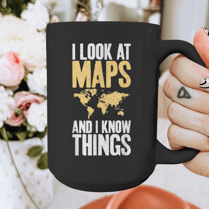 I Look At Maps And i Know Things Teacher Geographer Graphic Print Coffee Mug, funny design I Look At Maps And i Know Things Teacher Geographer Graphic Print Coffee Mug, funny design