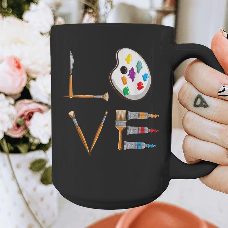 Love Art For Artist Art Teacher Graphic Print Coffee Mug, funny design Love Art For Artist Art Teacher Graphic Print Coffee Mug, funny design