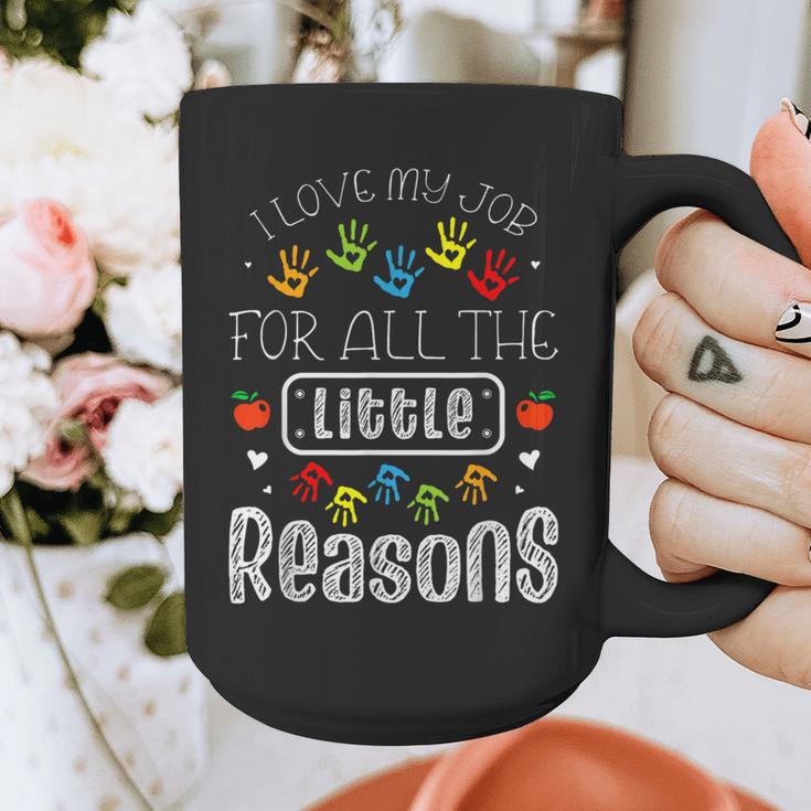 I Love My Job For All The Little Reasons Kid Daycare Teacher Graphic Print Coffee Mug, funny design I Love My Job For All The Little Reasons Kid Daycare Teacher Graphic Print Coffee Mug, funny design