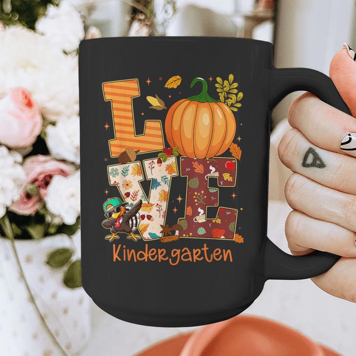 Love Kindergarten Teacher Turkey Thanksgiving Autumn Fall Graphic Print Coffee Mug, funny design Love Kindergarten Teacher Turkey Thanksgiving Autumn Fall Graphic Print Coffee Mug, funny design