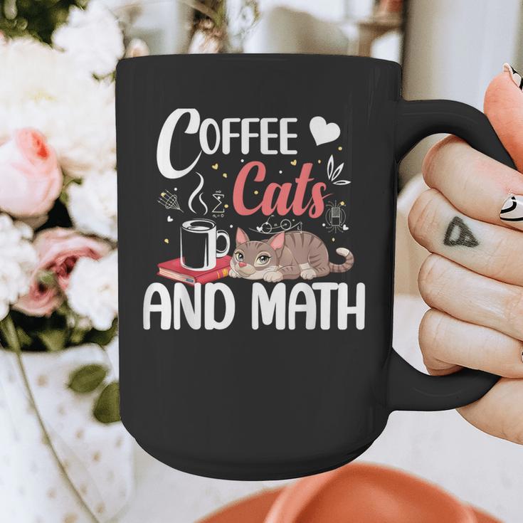 I Love Math Cats And Coffee Heart Mathematics Teacher Graphic Print Coffee Mug, funny design I Love Math Cats And Coffee Heart Mathematics Teacher Graphic Print Coffee Mug, funny design