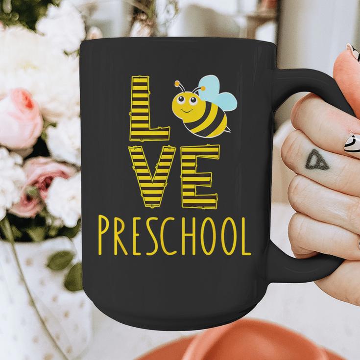 Love Preschool Back To School Yellow Bee Preschool Teacher For Men Women Girls Kids Graphic Print Coffee Mug, funny design Love Preschool Back To School Yellow Bee Preschool Teacher For Men Women Girls Kids Graphic Print Coffee Mug, funny design