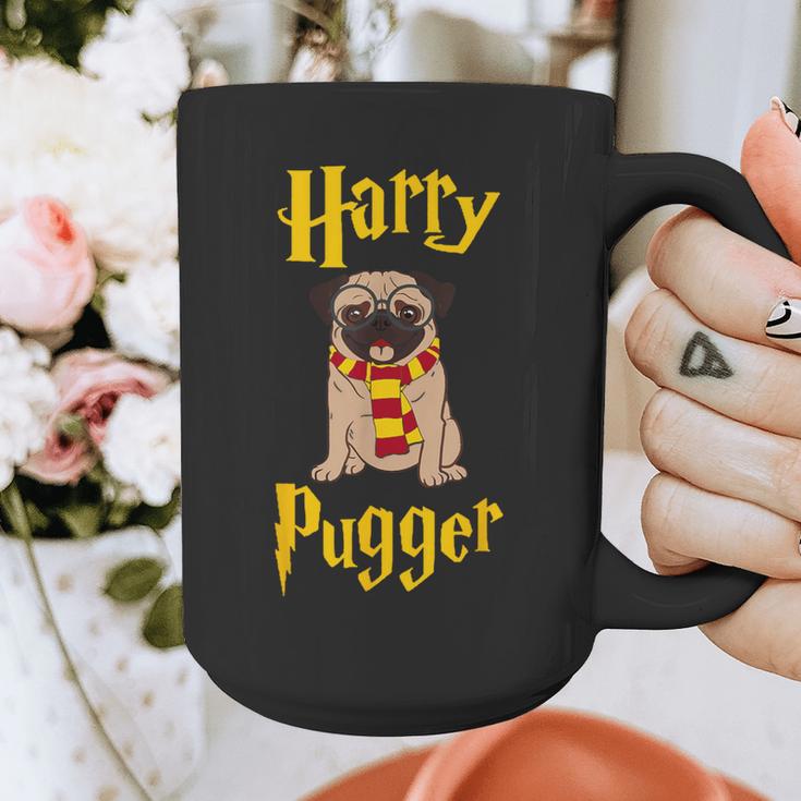 Lovely Harry Pugger Pug Graphic Print Coffee Mug, funny design