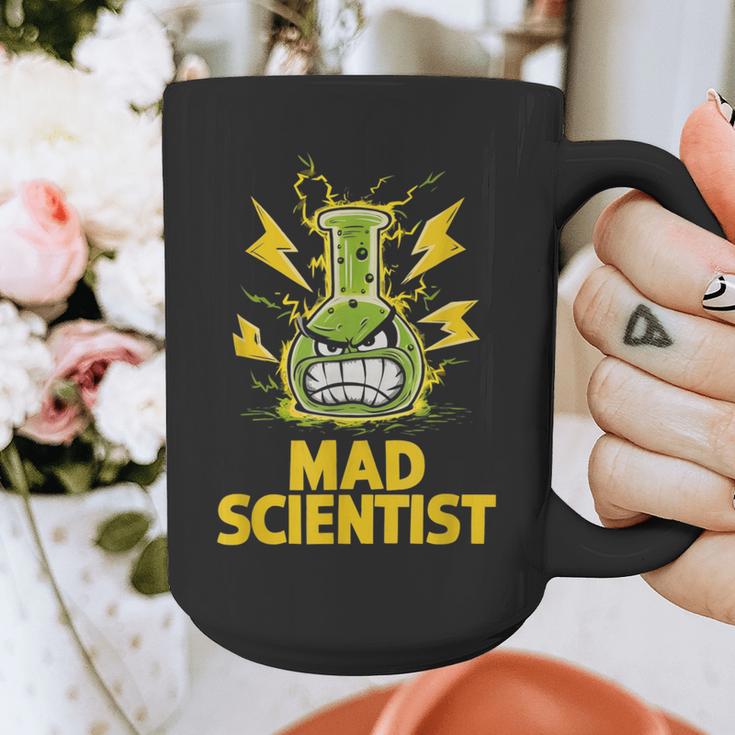 Mad Scientist Kids Youth Adult Science Teacher Chemistry Graphic Print Coffee Mug, Science Teacher Gifts, funny design