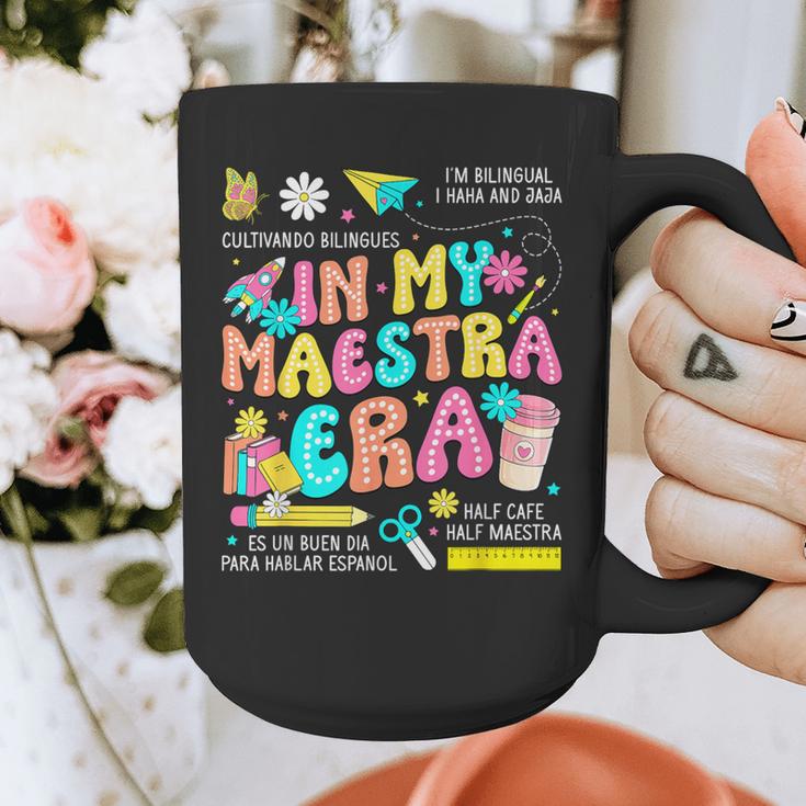 In My Maestra Era Spanish Bilingual Teacher Back To School Graphic Print Coffee Mug, funny design In My Maestra Era Spanish Bilingual Teacher Back To School Graphic Print Coffee Mug, funny design