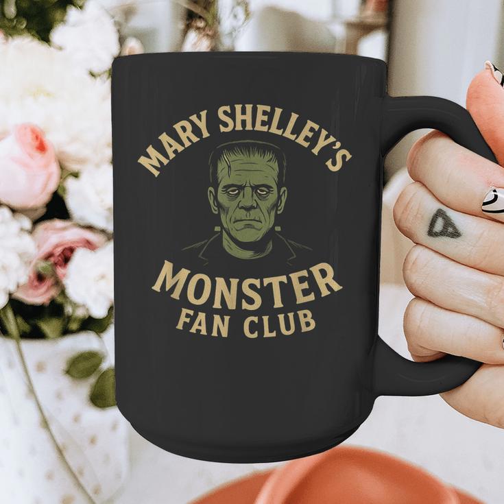 Mary Shelley's Monster Fan Club Gothic Horror Parody Graphic Print Coffee Mug, funny design