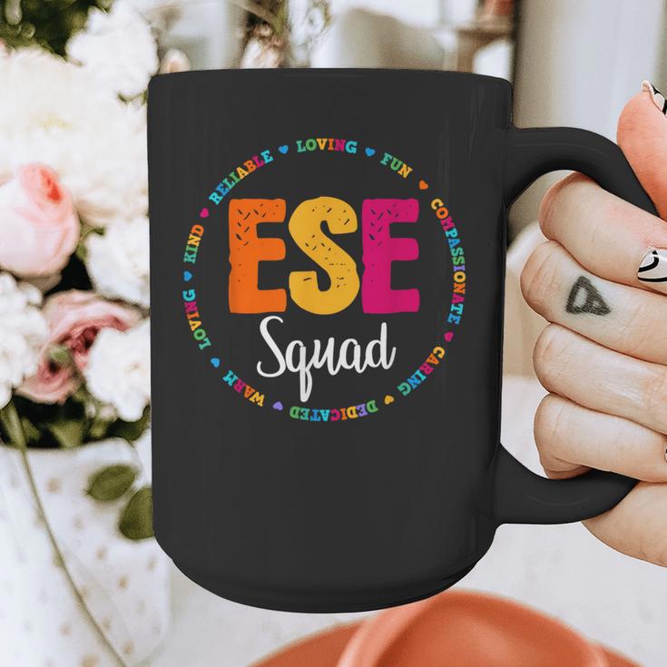 Matching ESE Squad First Last Day Team Teacher Student Tribe Graphic Print Coffee Mug, funny design