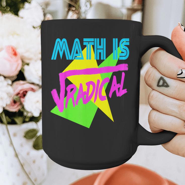 Math Is Radical Retro 80s Vintage Algebra Teacher Graphic Print Coffee Mug, funny design Math Is Radical Retro 80s Vintage Algebra Teacher Graphic Print Coffee Mug, funny design