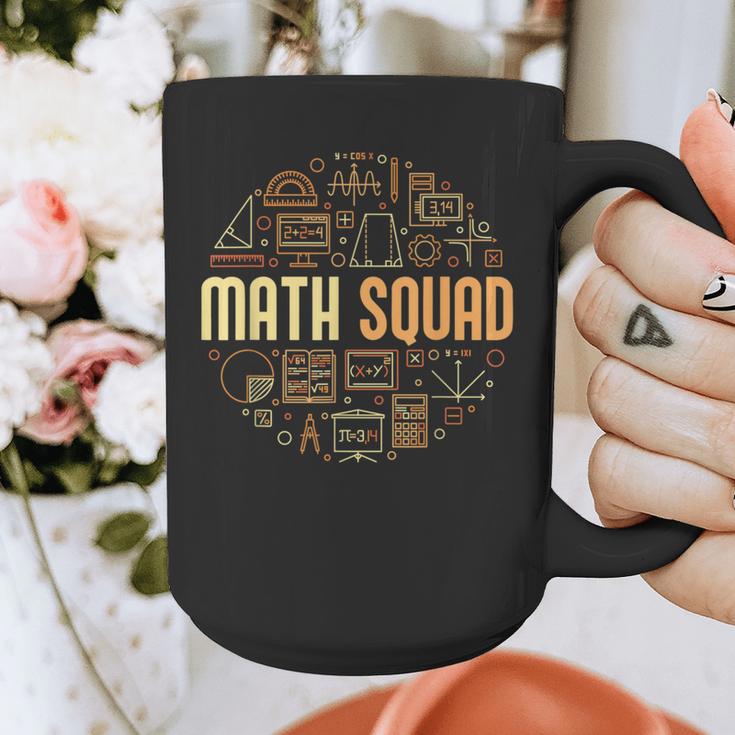 Math Squad For Teacher Or Student Mathematics Men Women Kids Graphic Print Coffee Mug, funny design